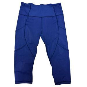 Lululemon Womens Purple/Blue Crop Leggings. Sz 8